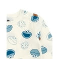 thumbnail image 4 of Sesame Street Cookie Monster Corduroy Ribbed Overall and T-Shirt Outfit Set Newborn to Infant, 4 of 5