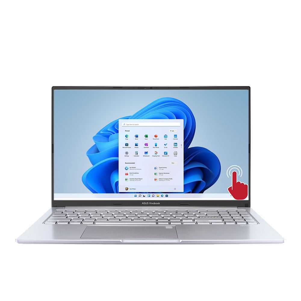 ASUS Vivobook 15 FHD Laptop, 15.6” Touch, Intel Core i7-1255U