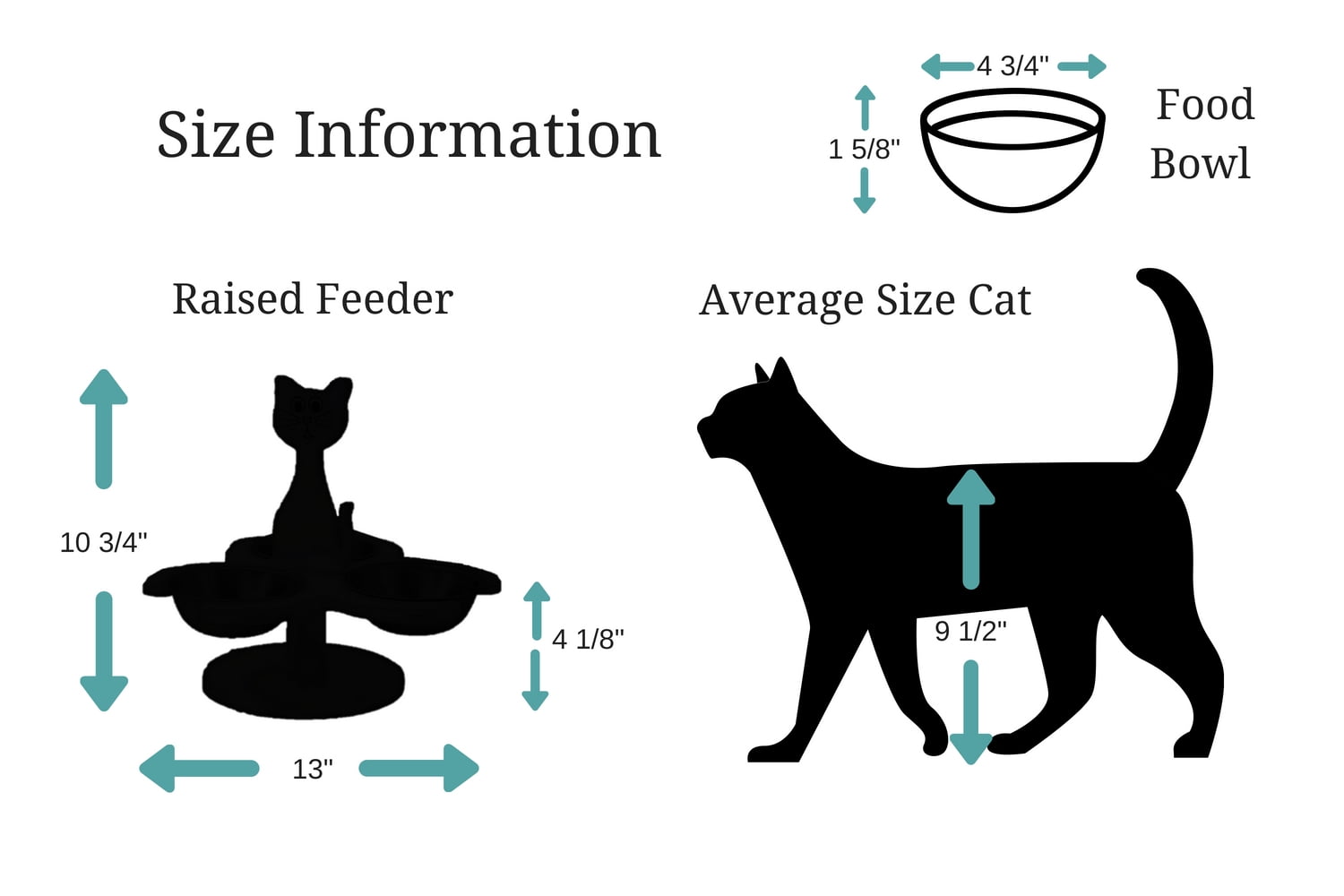 etna wooden multi cat feeder