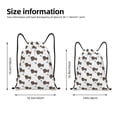 thumbnail image 2 of Lukts Dachshund Dog Pattern Drawstring Backpack Bag Sport Gym Sackpack,String Backpack Sport Bag Sack,Cinch Tote Gym Backpack-Small, 2 of 6