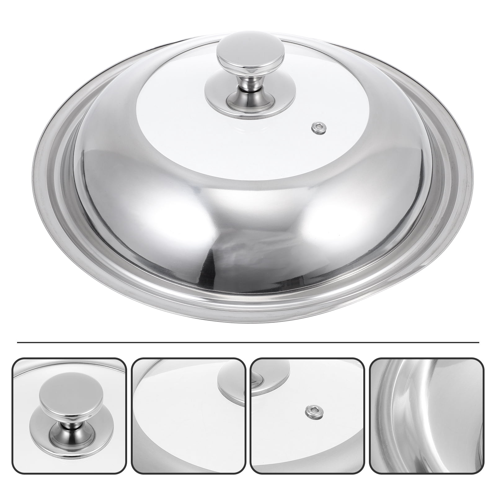 Shuliwen Stainless Steel Lid 30cm Glass Replacement Handle