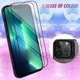 thumbnail image 2 of for iPhone 13 Pro Max Case Magnetic Plating Crystal [ Support for Magsafe ] Luxury Case Camera Protector Shockproof Protective Edge Cover Screen Protector Cover Girls Women Case -Black, 2 of 12