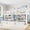 White + MDF + Pine + Plywood + Twin, variant on Luckynote Twin XL Loft Bed, Low Platform Bed with Multi Storage Shelves and Curtain, Extra Long Loft Bed with Chalkboard, No Box Spring Needed, for Compact Spaces, Gray