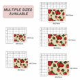 thumbnail image 6 of Beige Red Strawberry Outdoor Rug 5x8 Ft, Non Slip Washable Area Rug, Spring Floral Watercolor Summer Botanical Patio Rugs Carpet Runner, Large Floor Mat for Indoor/Outdoor Deck Porch Camping, 6 of 8