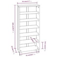 thumbnail image 5 of vidaXL Media Storage Cabinet Holder DVD Shelves for Prized Music Collections, 5 of 27