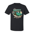 thumbnail image 2 of Wild Bobby, 1946 Vintage Ford Woody Chasing Waves Cars and Trucks Men's Graphic T-Shirt, Black, Small, 2 of 3
