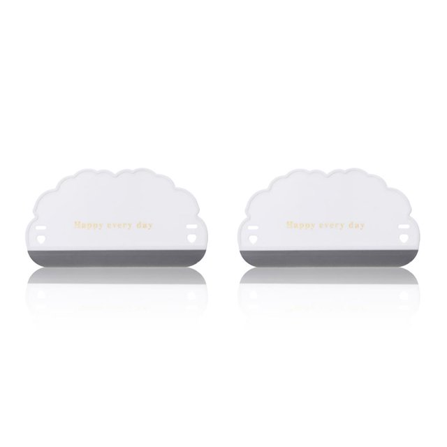 Wosthever Limpiaparabrisas en forma de nube, rascadores colgantes de silicona para baño, ventanas de baño, espejo retrovisor de coche, herramientas de Type1 NO1 Wosthever CBP185104
