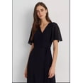 thumbnail image 2 of Ralph Lauren LIGHTHOUSE NAVY Women's Georgette Flutter-Sleeve Dress, US 4, 2 of 4