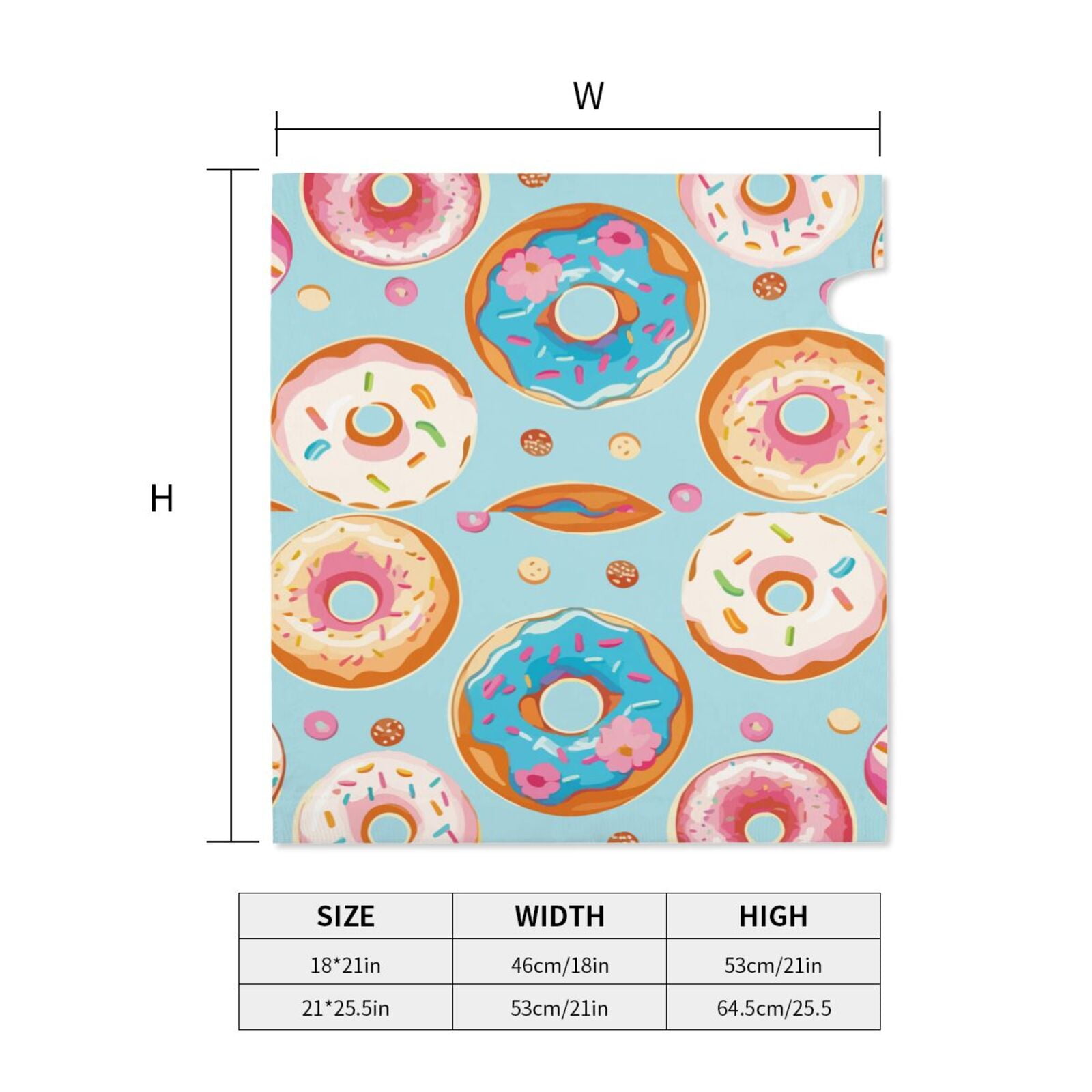 Xecao Colorful Donut for Mailbox Cover with Magnetic Strips, Waterproof and Sunscreen, Adds a Decorative Touch to Your Garden Yard.