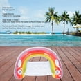 thumbnail image 3 of Inflatable Chair Float, PVC Inflatable Raft Swimming Pool Lounge  for Lake, 3 of 8