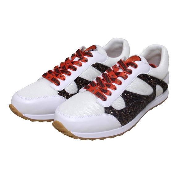 Women's Cuce Brown Cleveland Browns Glitter Sneakers