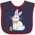thumbnail image 3 of Inktastic Easter Cute Bunny and Chick Boys or Girls Baby Bib, 3 of 4
