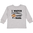 thumbnail image 3 of Inktastic I Watch Football with My Nana Boys Long Sleeve Toddler T-Shirt, 3 of 5