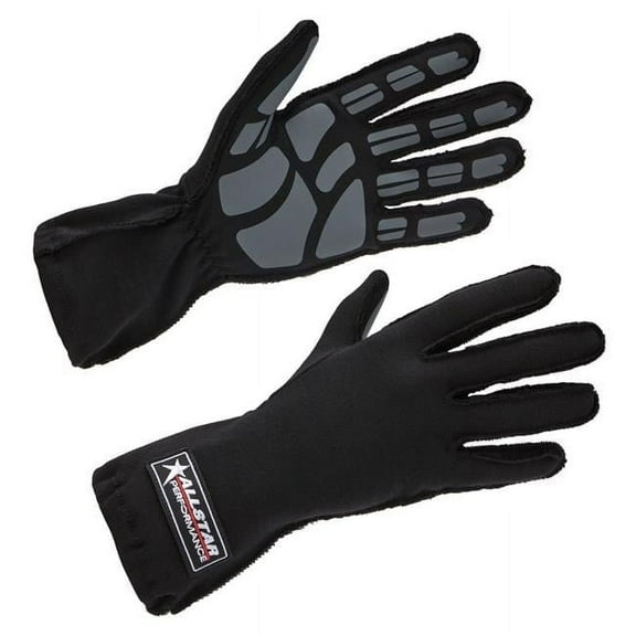 Allstar Performance ALL913014 Non-SFI Outseam Single Layer Racing Gloves - Large