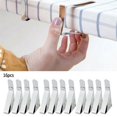 thumbnail image 2 of 16pcs Stainless Steel Anti-slip Tablecloth Clamps Table Cloth Cover Clips Quality Metal Pegs Clamps for Picnic Prom Wedding, 2 of 5
