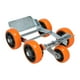 thumbnail image 1 of Plataforma elevadora de neumáticos para motocicletas y bicicletas, elevador de neumáticos de emergencia, 5 ruedas sólidas Naranja, 1 of 9