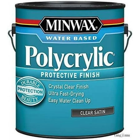 1 Gal 13333 Clear Polycrylic Water-Based Protective Finish Satin