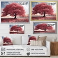thumbnail image 4 of Designart "Fushia Autumn Tree I" Landscape Trees Wall Art Print, 4 of 5