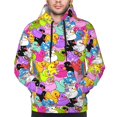 thumbnail image 4 of Hoodies for Men - Funny Cartoon Cute Duck Colorful Long Sleeve Comfrt Men'S Fashion Hoodies & Sweatshirts, Sweatshirts for Men Hoodies Pullover Clothing Clothes with Pouch, 4 of 7