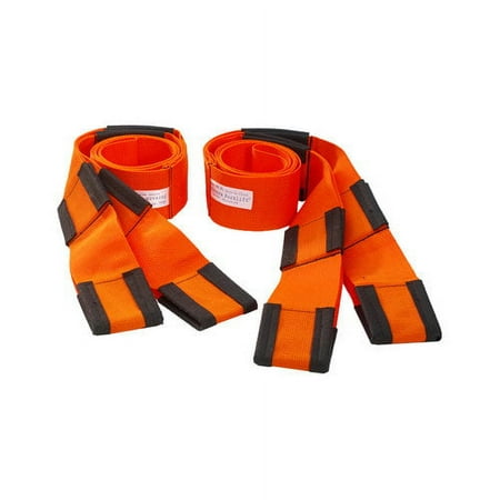 Packaging Damaged. Forearm Forklift Lifting Straps  Orange