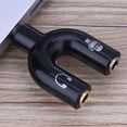 thumbnail image 3 of 3.5mm Stereo Audio Jack Earphone Headphone 2 Way U Splitter Adapter, 3 of 6