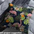 thumbnail image 2 of Homewish Pink Flamingo Fabric by the Yard 1 Yard,Tropical Monstera Leaf Home Decor Fabric by the Yard,Zoo Animal Zebra Sewing Fabric For Kids,Ultra Soft Home Decor, 2 of 6