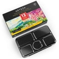 thumbnail image 2 of Arteza Watercolor Paint, Multicolor, Set of 12, Half Pans, 2 of 6