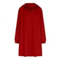 thumbnail image 4 of Birdeem Robe Décontractée Aguichant à Manches Longues pour Femmes, Robe à Capuche pour Sortie, 4 of 12