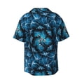 thumbnail image 2 of KLL Agave Cactu Print Men's Shirt Short Sleeve Button Down Summer Cuba Beach Shirts- Large, 2 of 7