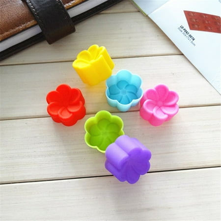 

3CM plumeria silicone mold jelly pudding random color mold