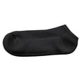 thumbnail image 4 of Men’s Cushioned Low Cut Cotton Socks – Seamless Toe, Padded Sole & Toe, Breathable Daily Comfort - 8 pairs, Black, Shoe Size 10-12, 4 of 7
