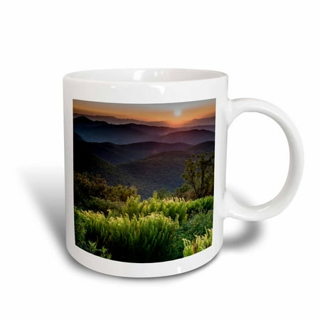 Carolina Game Day Ceramic - 3dRose Sunrise at Tennant Mountain area, Blue Ridge Parkway, North Carolina, Ceramic Mug, 11-ounce
