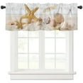 thumbnail image 3 of Sea Beach StarCurtains for Living Room Bedroom Curtains Kitchen Curtains for the Kids Room Window Treatments Drapes, 3 of 7