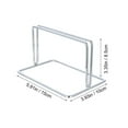 thumbnail image 2 of DEEPCRAFF Rolled Steel Desk Partition Support Bracket for Exam Rooms and Student Desks, and Easy to Install, 2 of 8