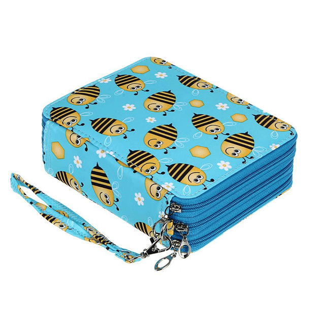 Estuche con cremallera Portalápices con patrón de impresión para lápices de acuarela, lápices de colores Namotu CPB-US-XD26-3