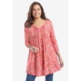 thumbnail image 6 of Woman Within Plus Size V-Neck Pintucked Tunic, 6 of 6