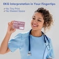 thumbnail image 2 of Lisol Ekg Cardiac Badge Card Juego De 3 Tarjetas Stemi Badge Card Ekg Telemetría Interpretación Badge Buddy Nurse 12 Lead Ecg Rate Tarjetas De Bolsillo Hoja De Trucos De Enfermería Con Regla De Ekg Me, 2 of 7