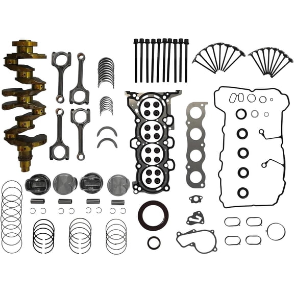 G4NH 2.0L Engine Rebuild Overhaul Kit Crankshaft Con Rods Head Gasket Set For Hyundai Elantra Tucson Kia Forte Soul 15-20