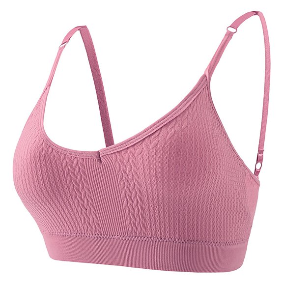 Gibobby Women's Push Up Lace Bra Underwire Plunge Full Coverage Bras Sexy Plus Size Support[Pink,L]