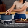 thumbnail image 4 of Ninja 10-in-1 Everyday PossibleCooker Pro 6.5-Qt, Slow Cook, Sear/Sauté, 8Cooking Functions, Family-Sized Capacity, MC1101 Midnight Blue, 4 of 10