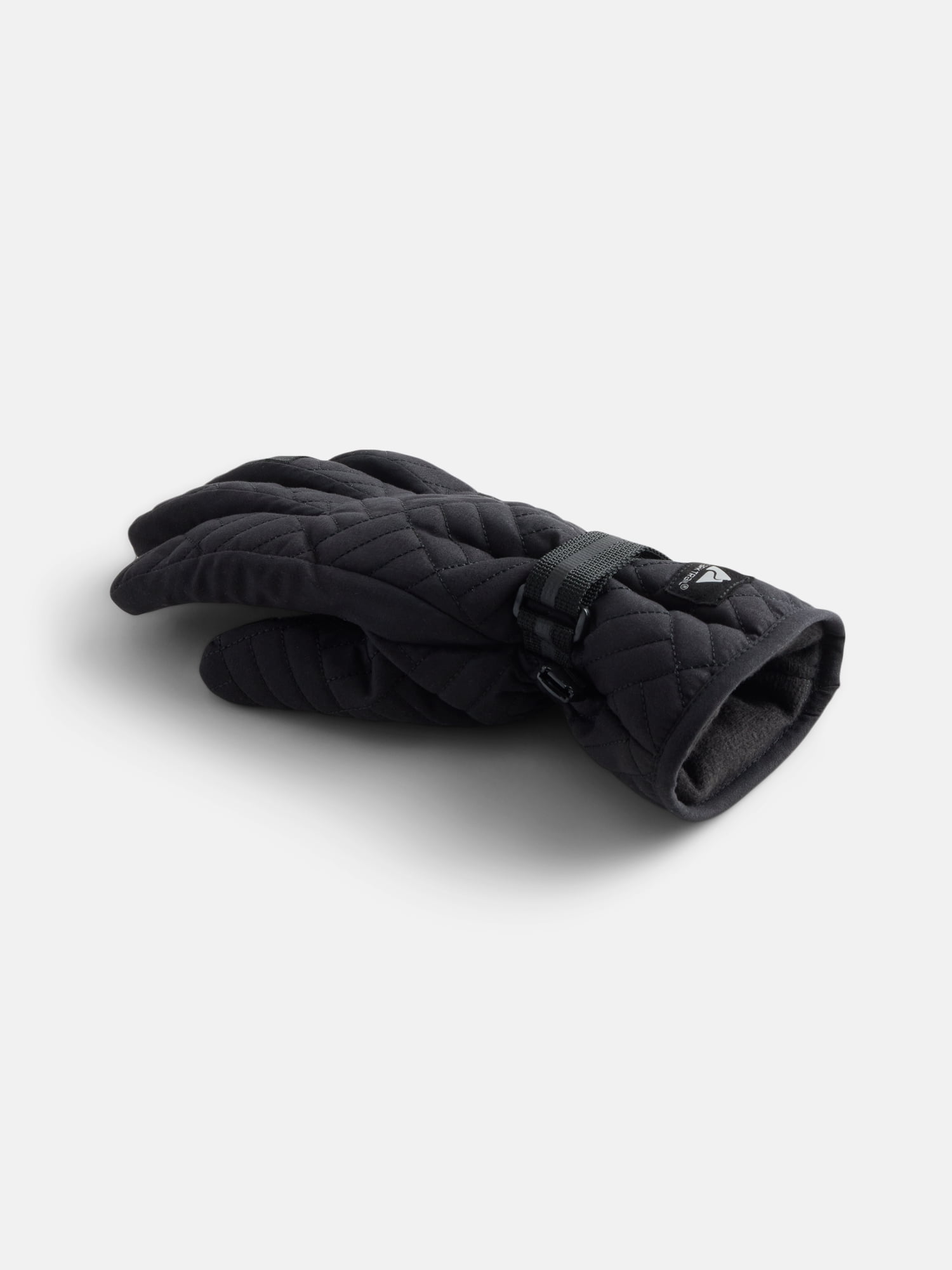 Ozark Trail Women's Hybrid Ski Gloves, Black Soot, L/XL