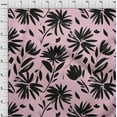 thumbnail image 4 of oneOone Cotton Poplin Light Pink Fabric Leaves & Floral Sewing Craft Projects Fabric Prints By Yard 42 Inch Wide, 4 of 6