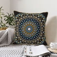 thumbnail image 6 of Kll Dot Mandala Decorative Throw Pillow Covers Velvet Soft For Couch Sofa Bedroom Living Room Outdoor -16"X16", 6 of 8