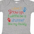 thumbnail image 4 of Inktastic Drummer Like Daddy Boys or Girls Baby Bodysuit, 4 of 5