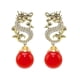 thumbnail image 1 of Ruifaya Pendientes de cuentas colgantes de dragón, pendientes de dragón, pendientes de Año Nuevo 2024 para mujer, 1 of 7