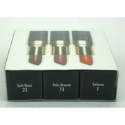 Bobbi Brown Lip Color Trio Lipstick Soft Rose, Pale Mauve, Salmon NIB