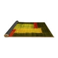 thumbnail image 2 of Ahgly Company Indoor Rectangle Abstract Yellow Contemporary Area Rugs, 6' x 9', 2 of 4