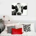 thumbnail image 4 of COMIO  Black and White Contemporary Farmhouse Funny Bathroom Decor Wall Art (UNFRAMED 8x10) Bathroom, Living Room, Bedroom Wall Decor (Funny Farm Animals), 4 of 4