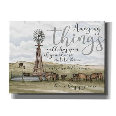 Epic Graffiti 'Amazing Things' by Cindy Jacobs, Canvas Wall Art, 16"x12"