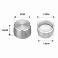 thumbnail image 3 of 4Pcs Steel  Lamp Switch Cover for   451 2009-2014 Car Wiper Gear Cap Decorative  Silver, 3 of 6